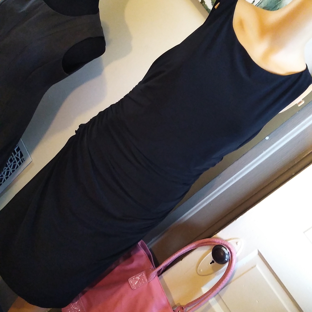 Chaps Bombshell Black Figure-Flattering Curve-Hug… - image 1